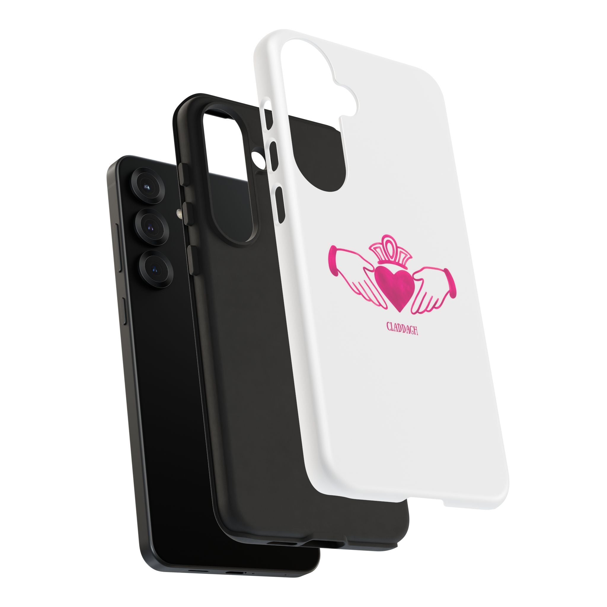 Pink Irish Claddagh Symbol Tough Phone Case