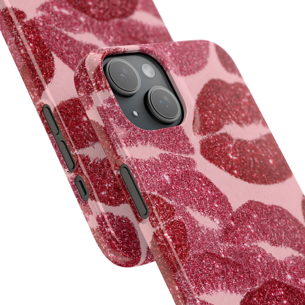 Pink Glitter Kiss Case