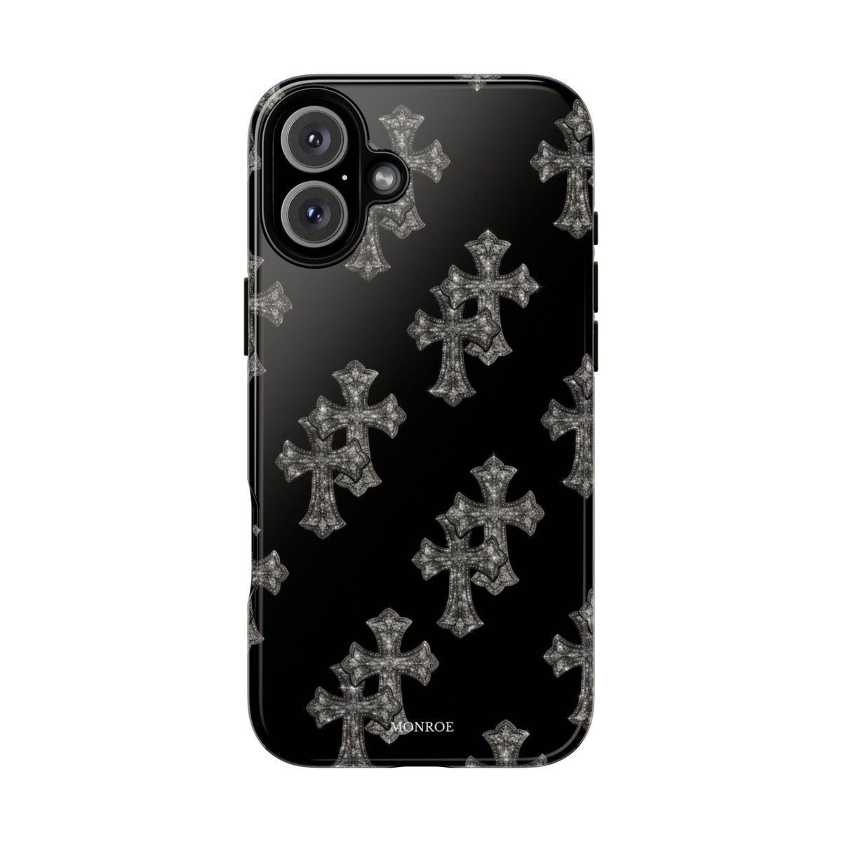 Black Crystal Cross Tough Case