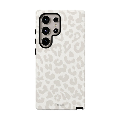 White Leopard Print Tough Case