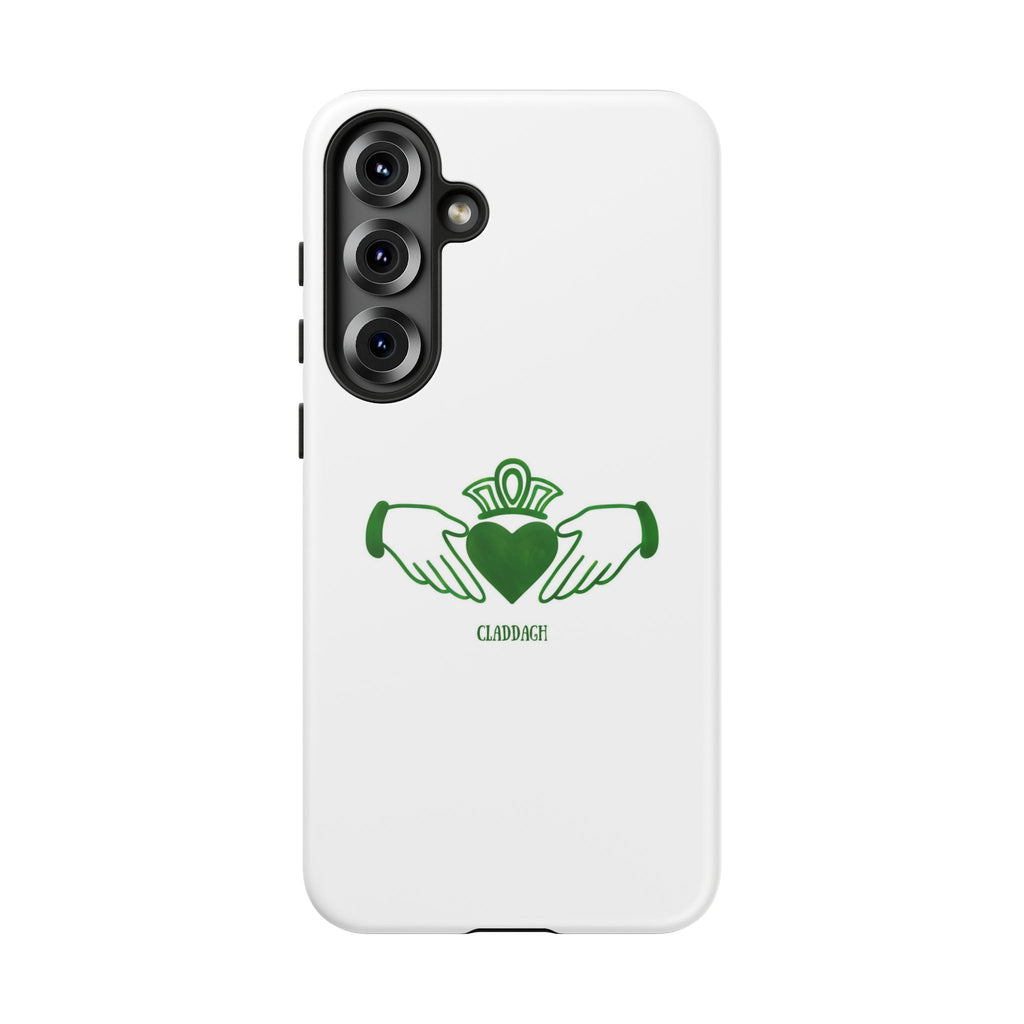 Irish Claddagh Symbol Green Tough Case