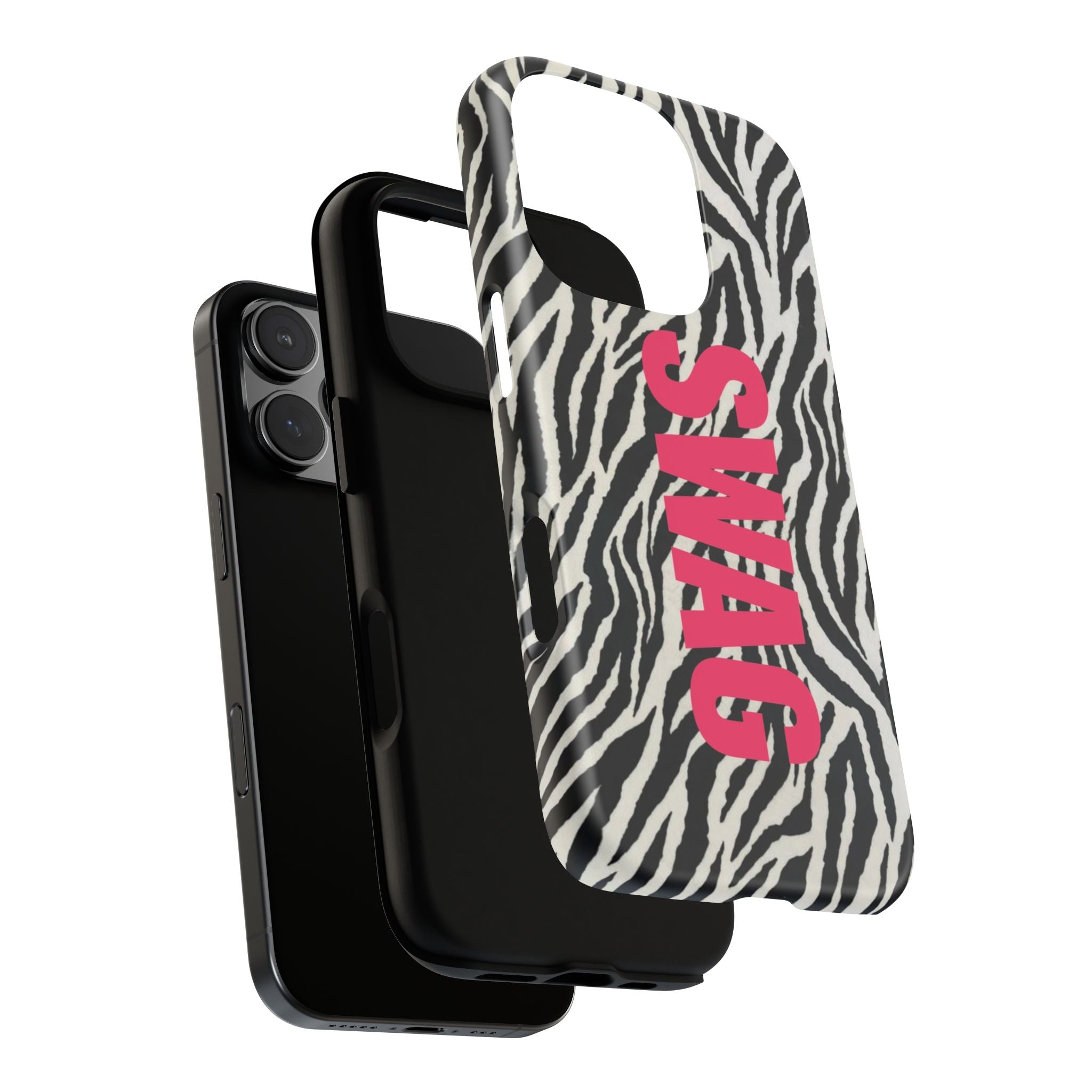 'SWAG' Zebra Print Tough Case