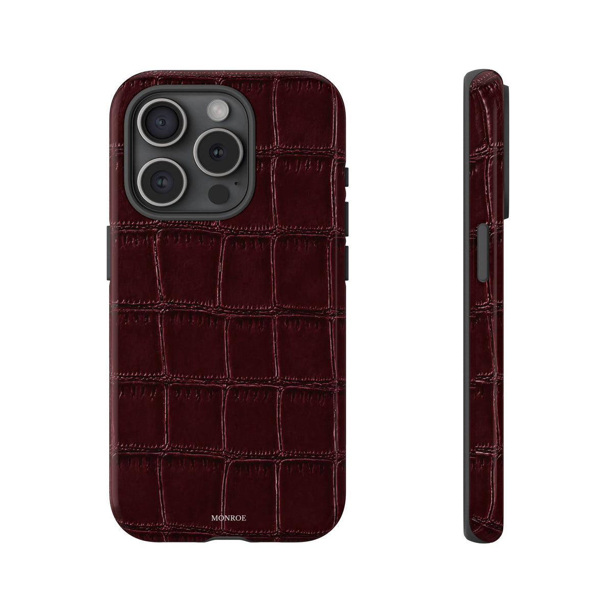 Burgundy Croc Tough Case