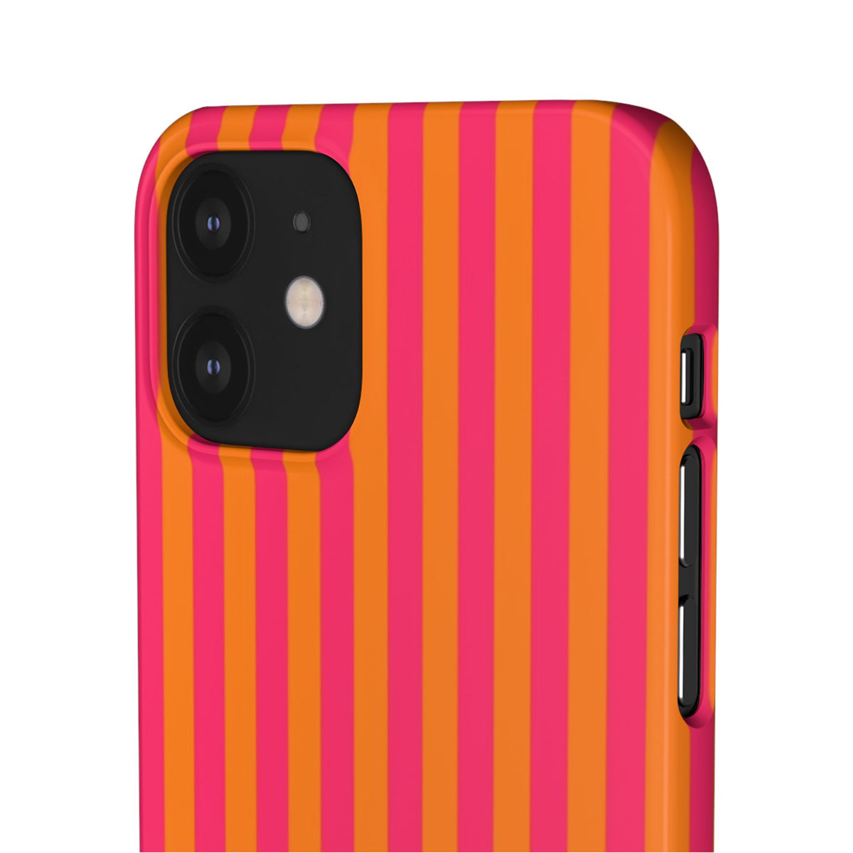 Striped Orange & Pink Case