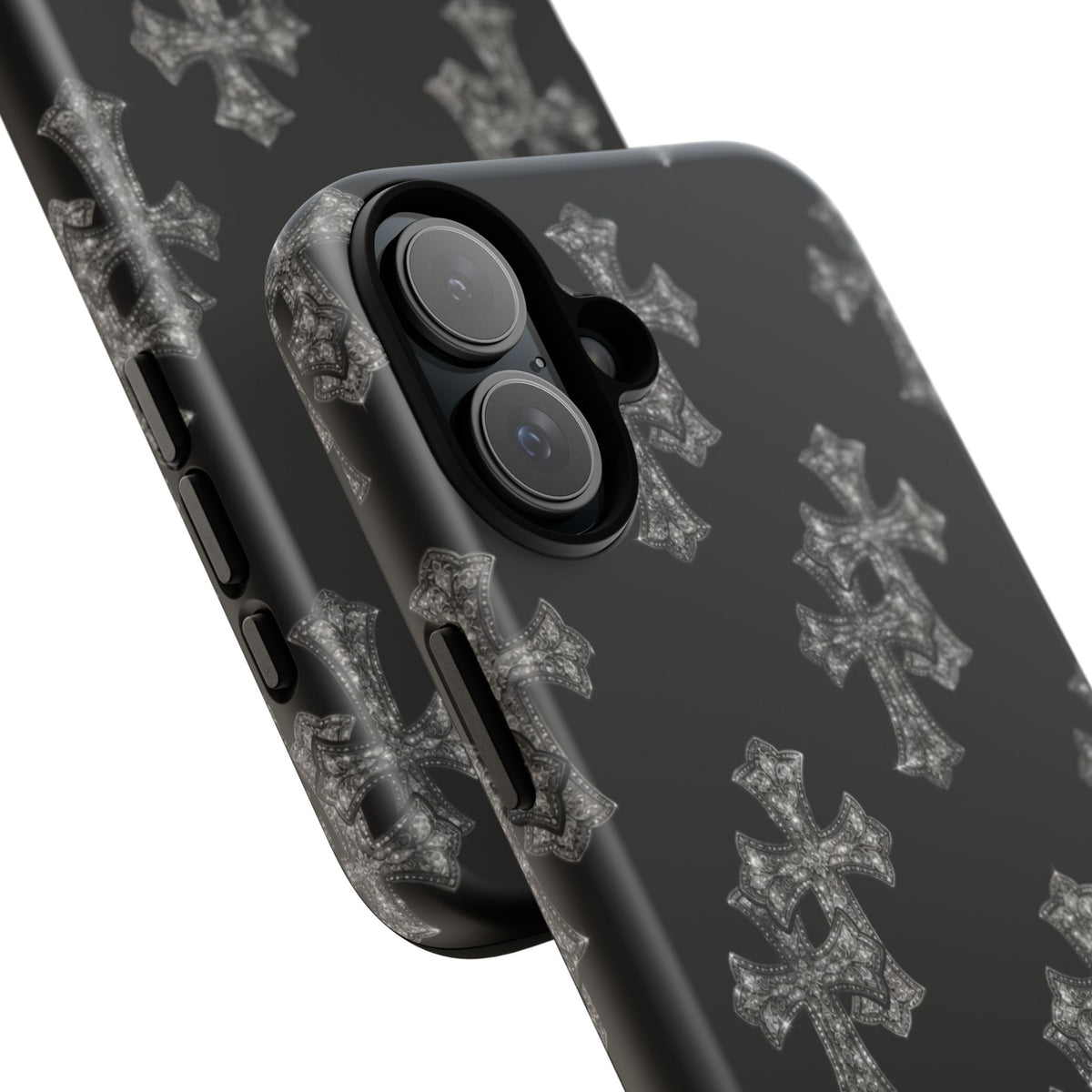 Black Crystal Cross Tough Case