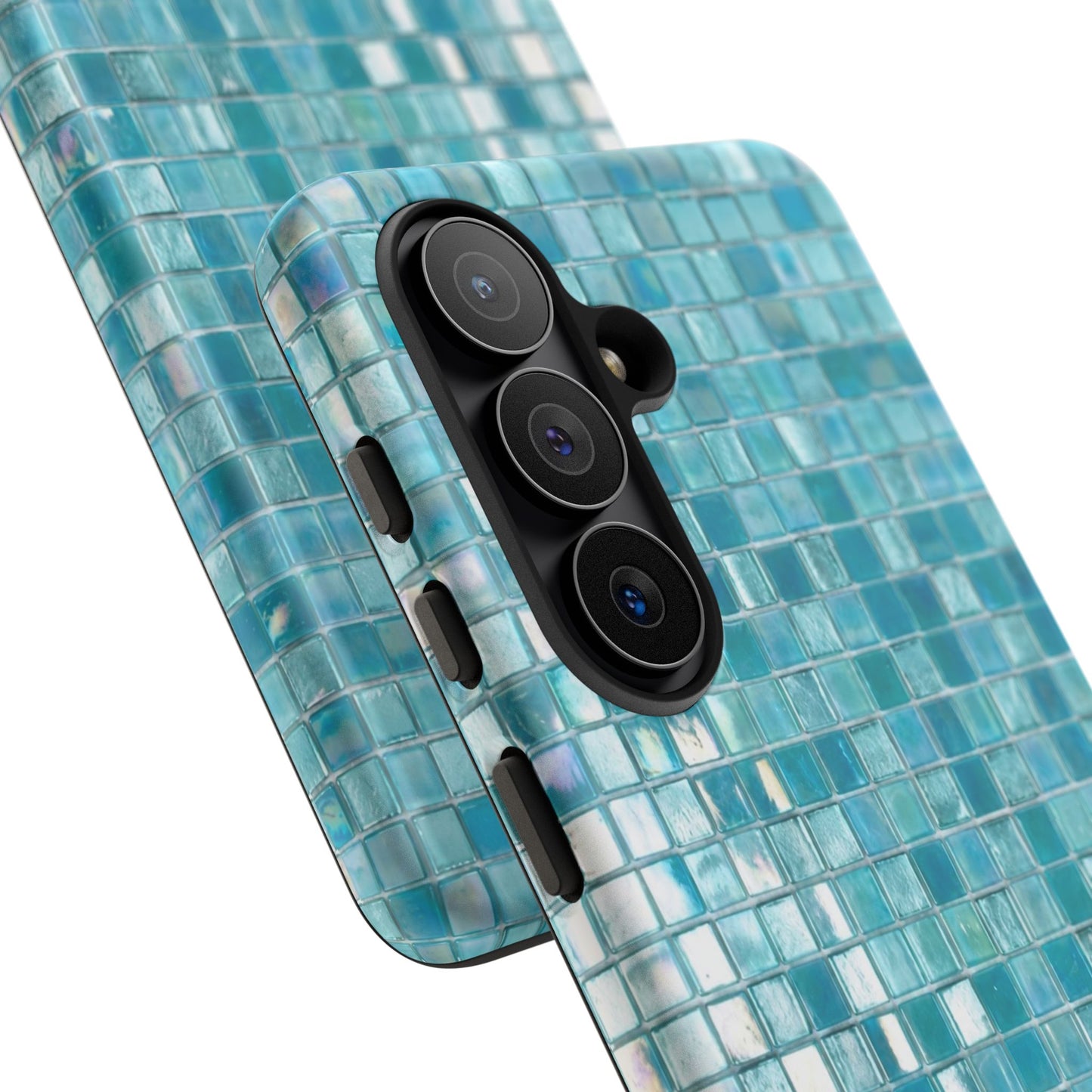 Hot Blue Mosaic Tile Tough Case