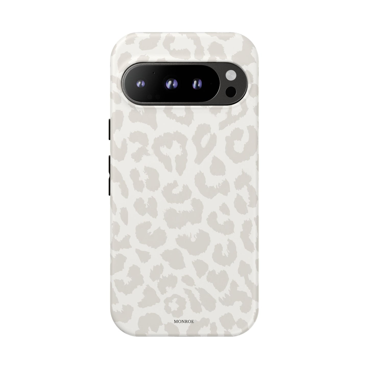 White Leopard Print Tough Case