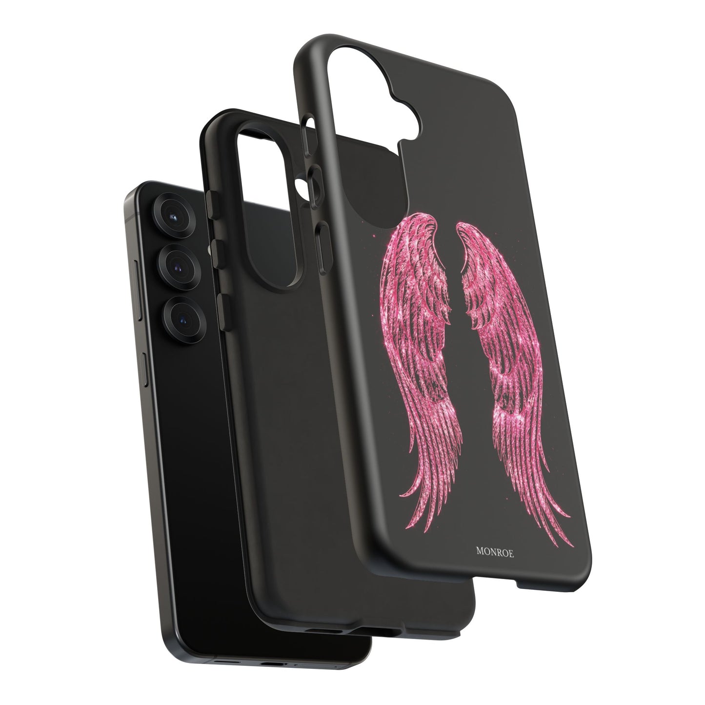 Pink Glitter Angel Tough Case