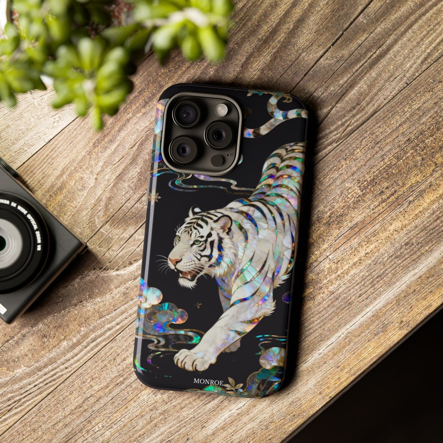 Iridescent White Tiger Tough Case