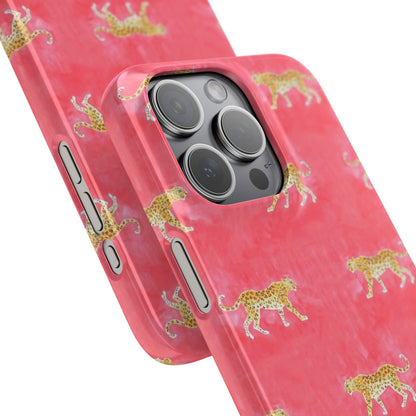 Pink Watercolor Leopard Case