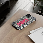'SWAG' Zebra Print Tough Case