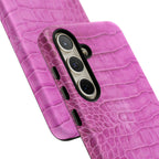 Purple Croc Phone Case