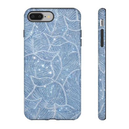 Glacier Blue Floral Tough Case