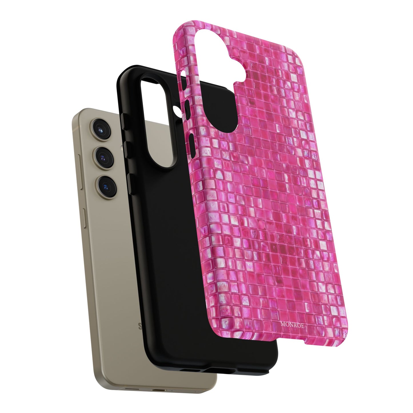 Hot Pink Mosaic Tough Case