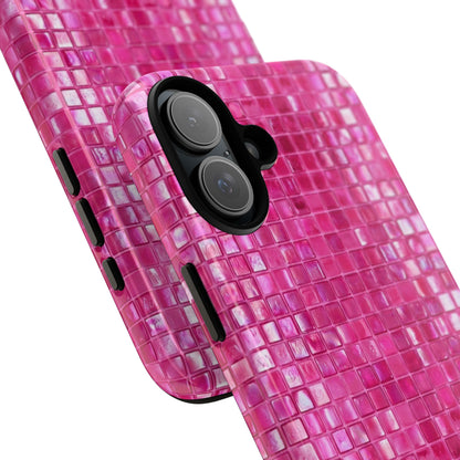 Hot Pink Mosaic Tough Case