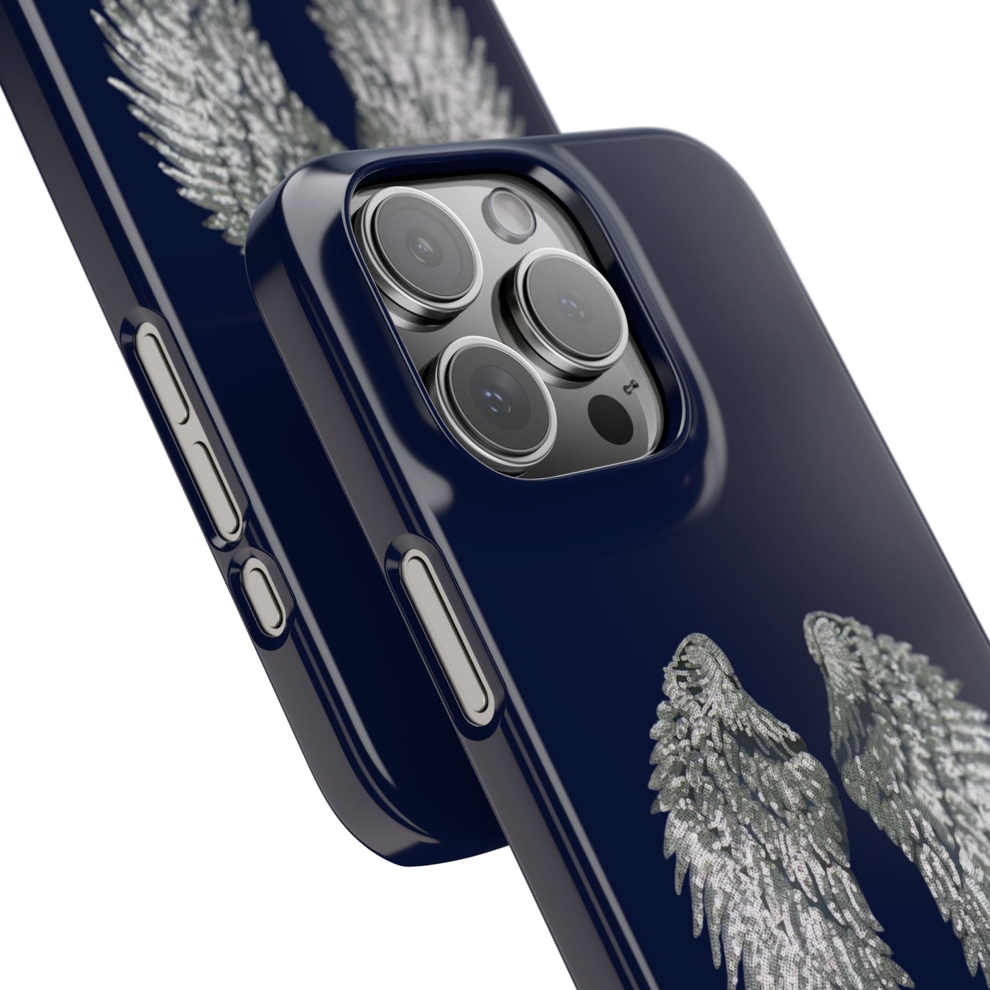 Navy Angel Wings Case