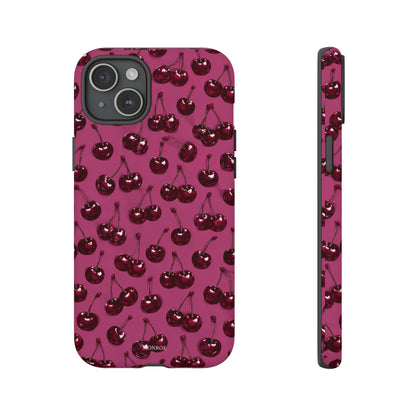 Burgundy Cherries Tough Case