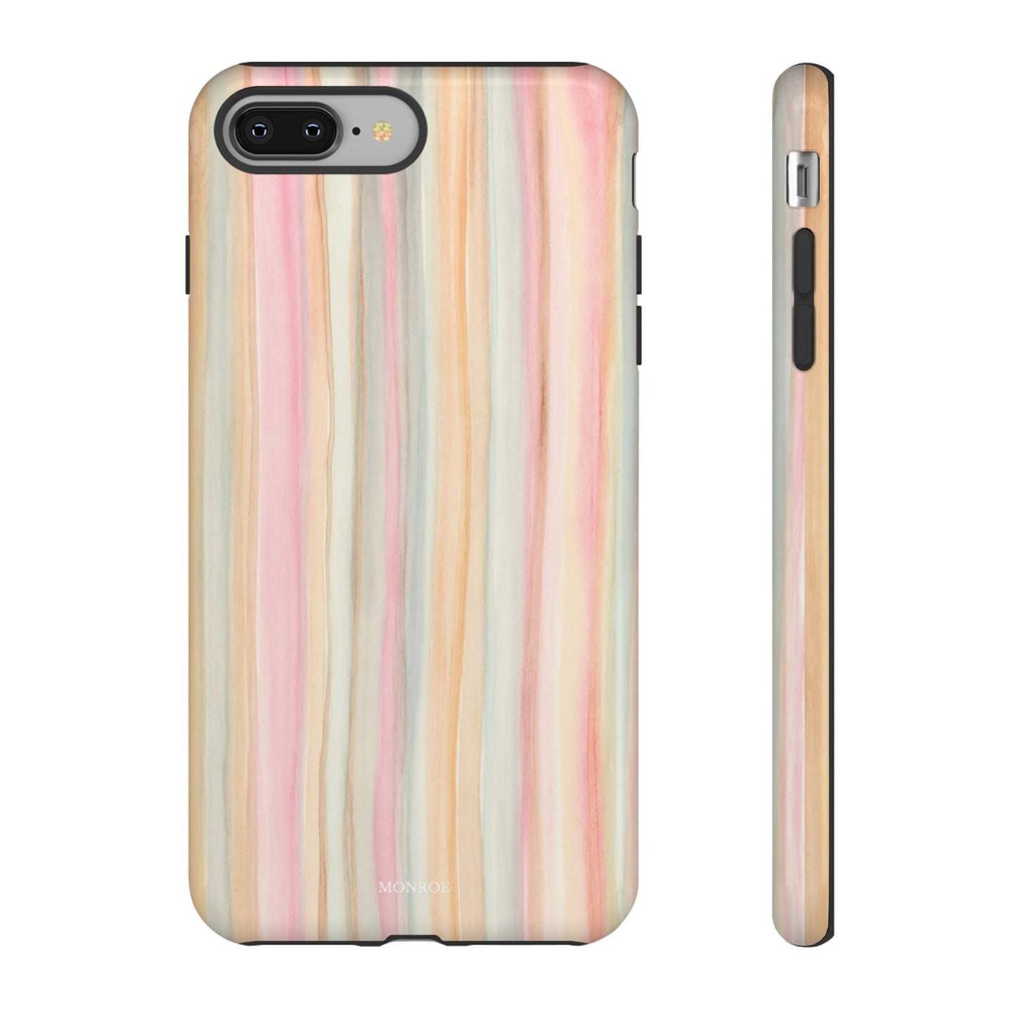 Pastel Watercolor Stripe Tough Case