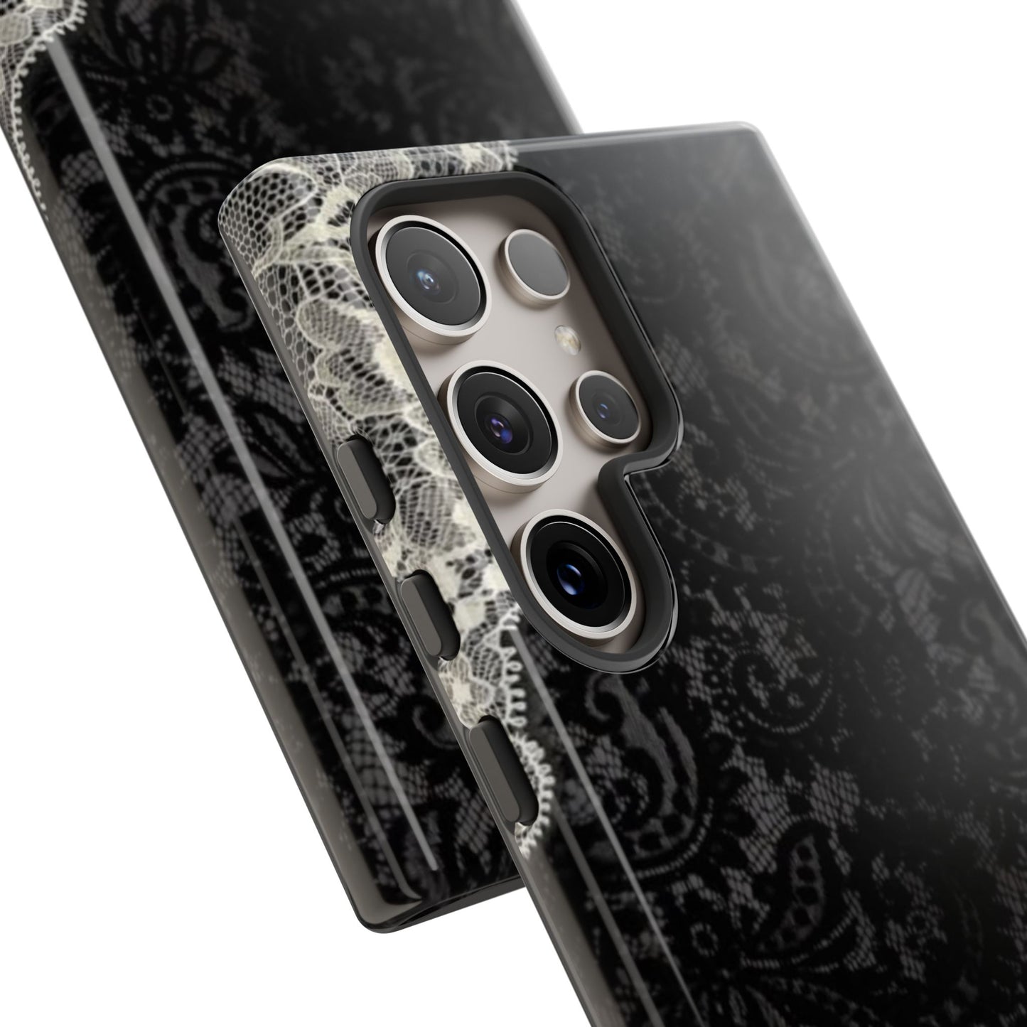 Black & White Edged Tough Case