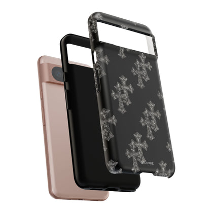 Black Crystal Cross Tough Case