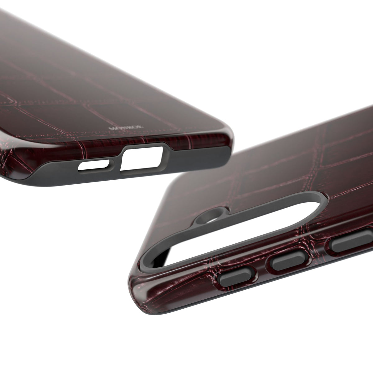 Burgundy Croc Tough Case