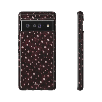 Burgundy Spotted Fur Tough Case