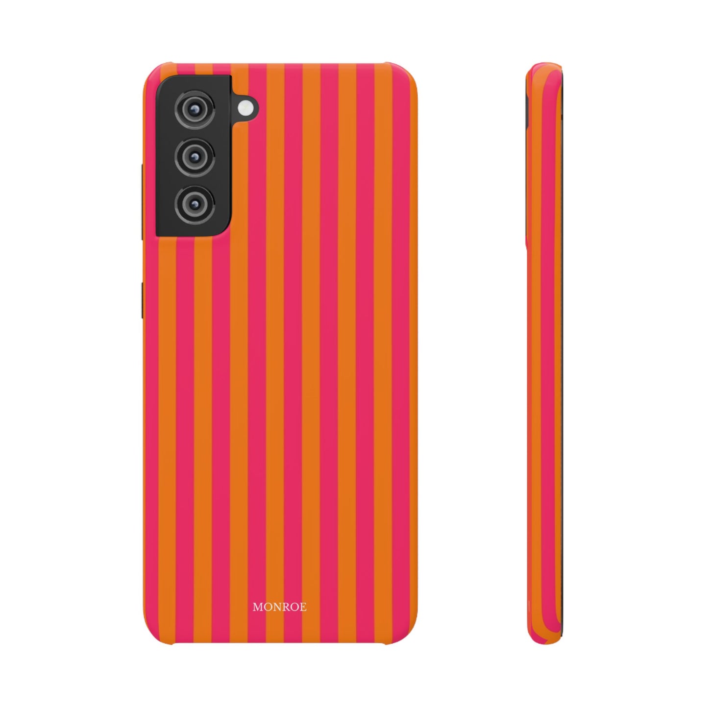 Striped Orange & Pink Case