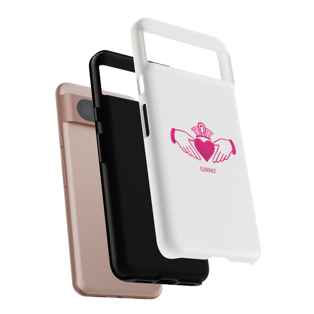 Pink Irish Claddagh Symbol Tough Phone Case