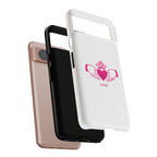 Pink Irish Claddagh Symbol Tough Phone Case