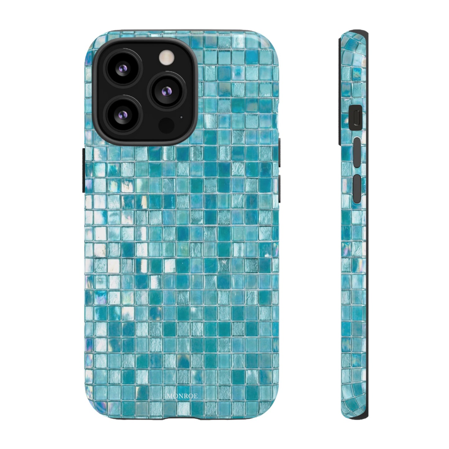 Hot Blue Mosaic Tile Tough Case