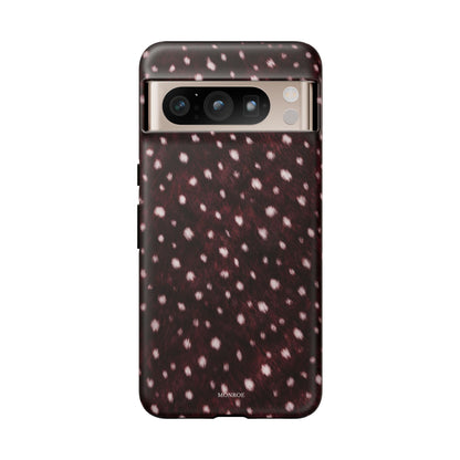 Burgundy Spotted Fur Tough Case