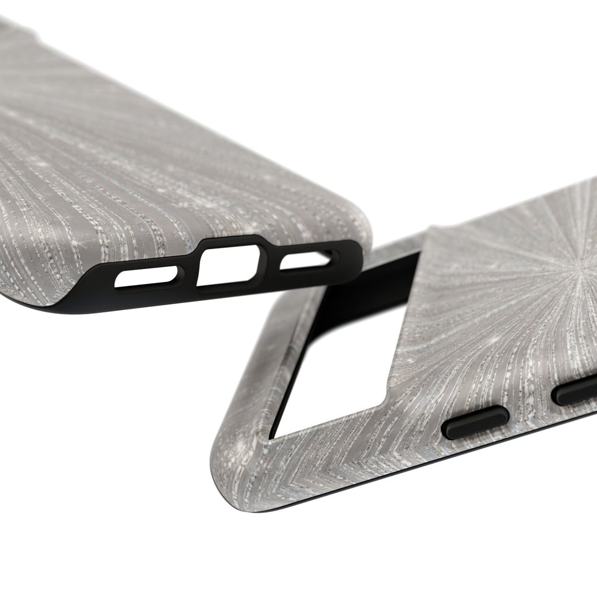 Sparkling Silver Burst Tough Case