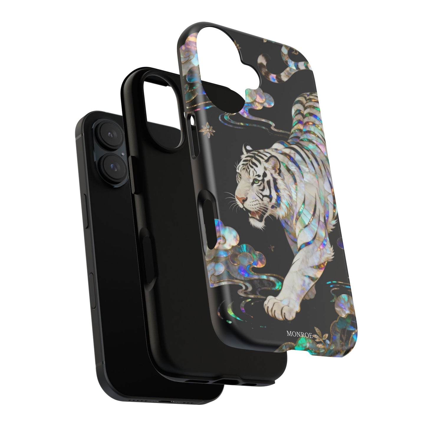 Iridescent White Tiger Tough Case