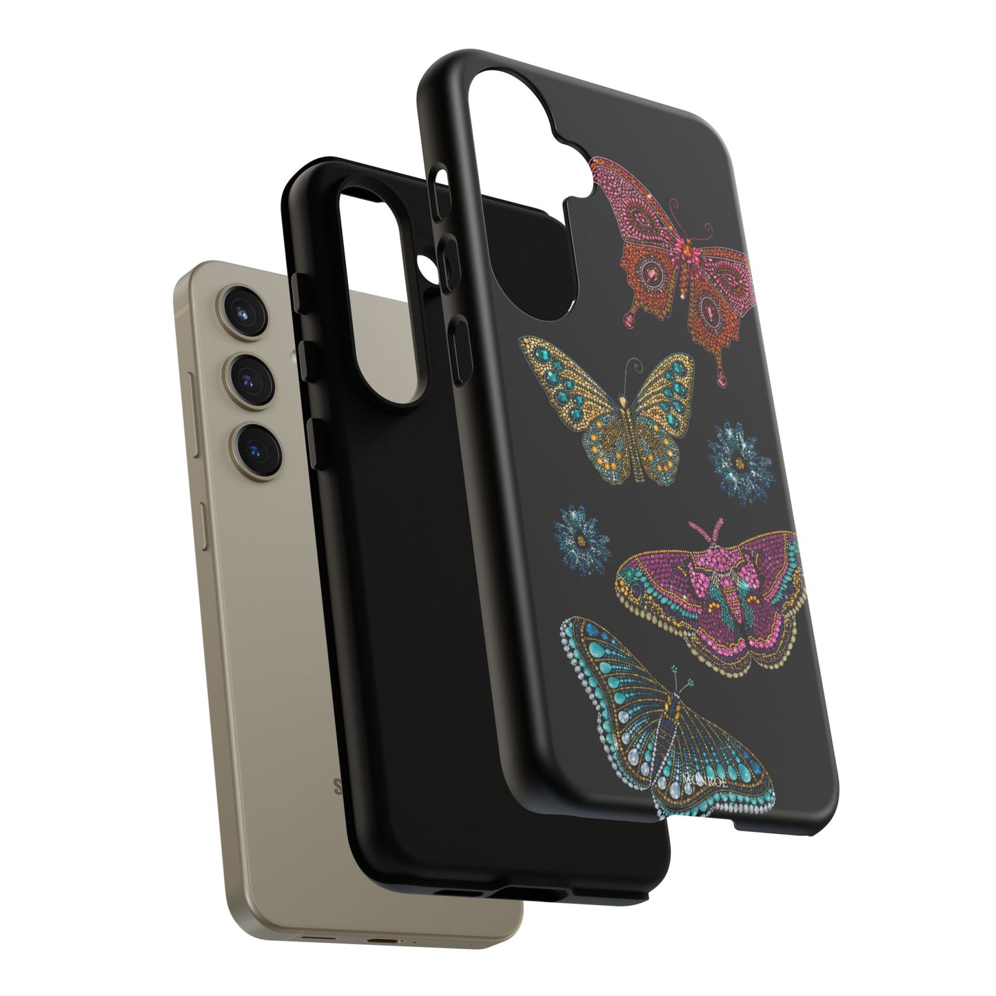 Butterfly Beaded Tough Case