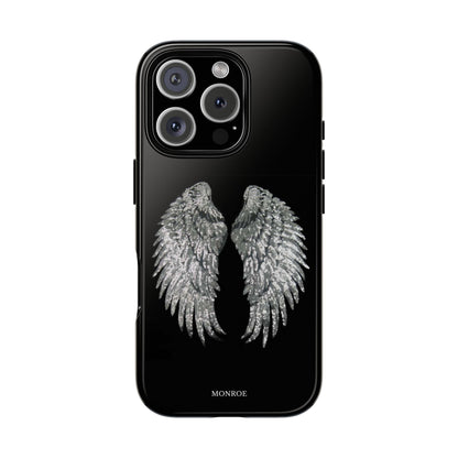 Silver Wings Black Tough Case