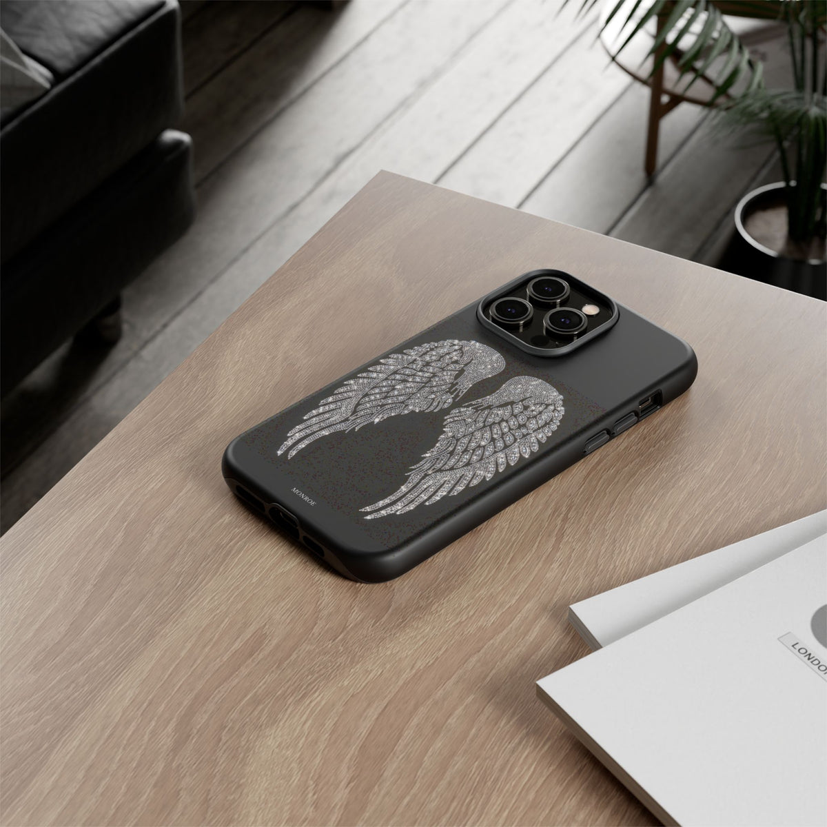 Silver Angel Wings Tough Case