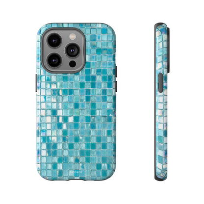 Hot Blue Mosaic Tile Tough Case