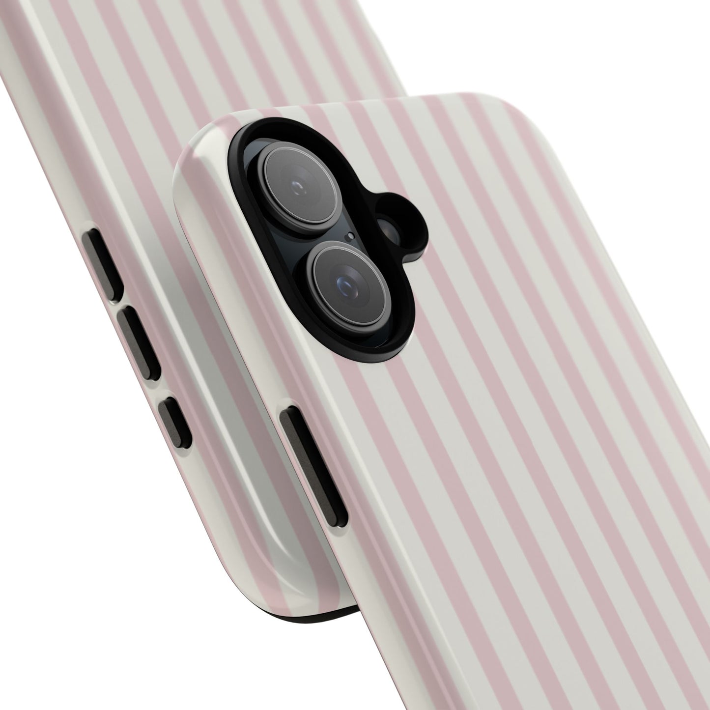 Light Pink Stripe Tough Phone Case