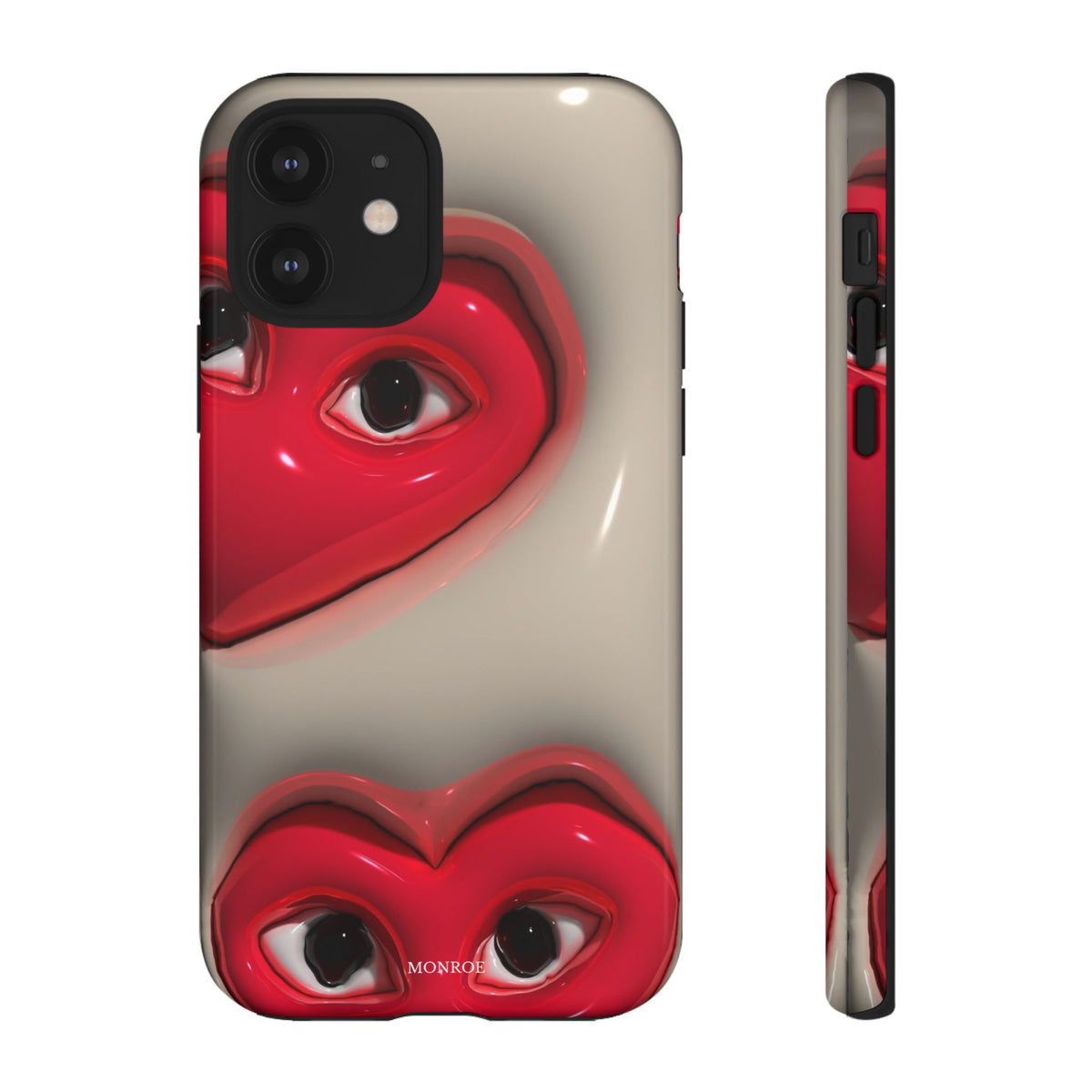 Red Heart Eyes Tough Case