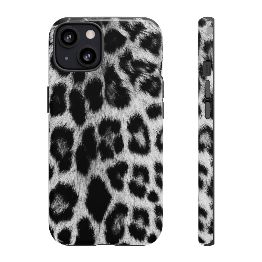 B&W Leopard Phone Case