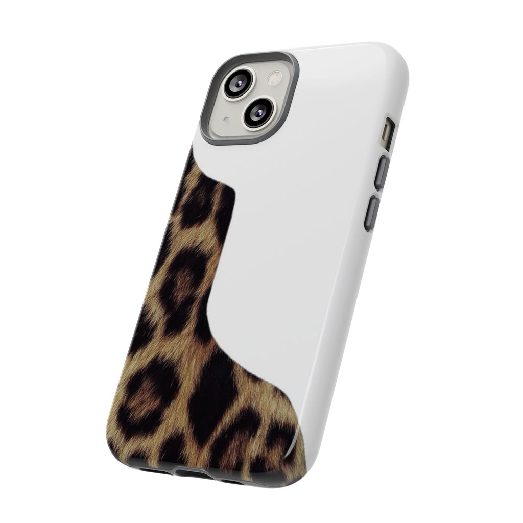 Half Cheetah Print Phone Case