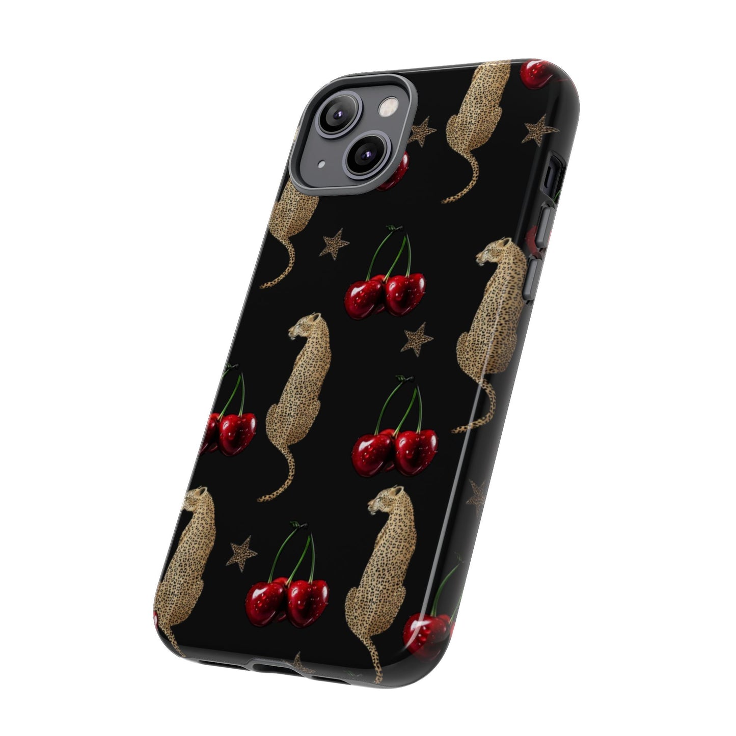 Leopard & Cherry Tough Case
