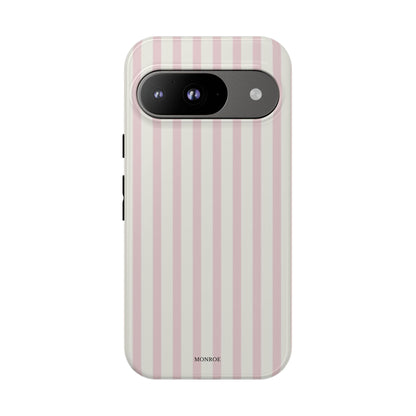 Light Pink Stripe Tough Phone Case
