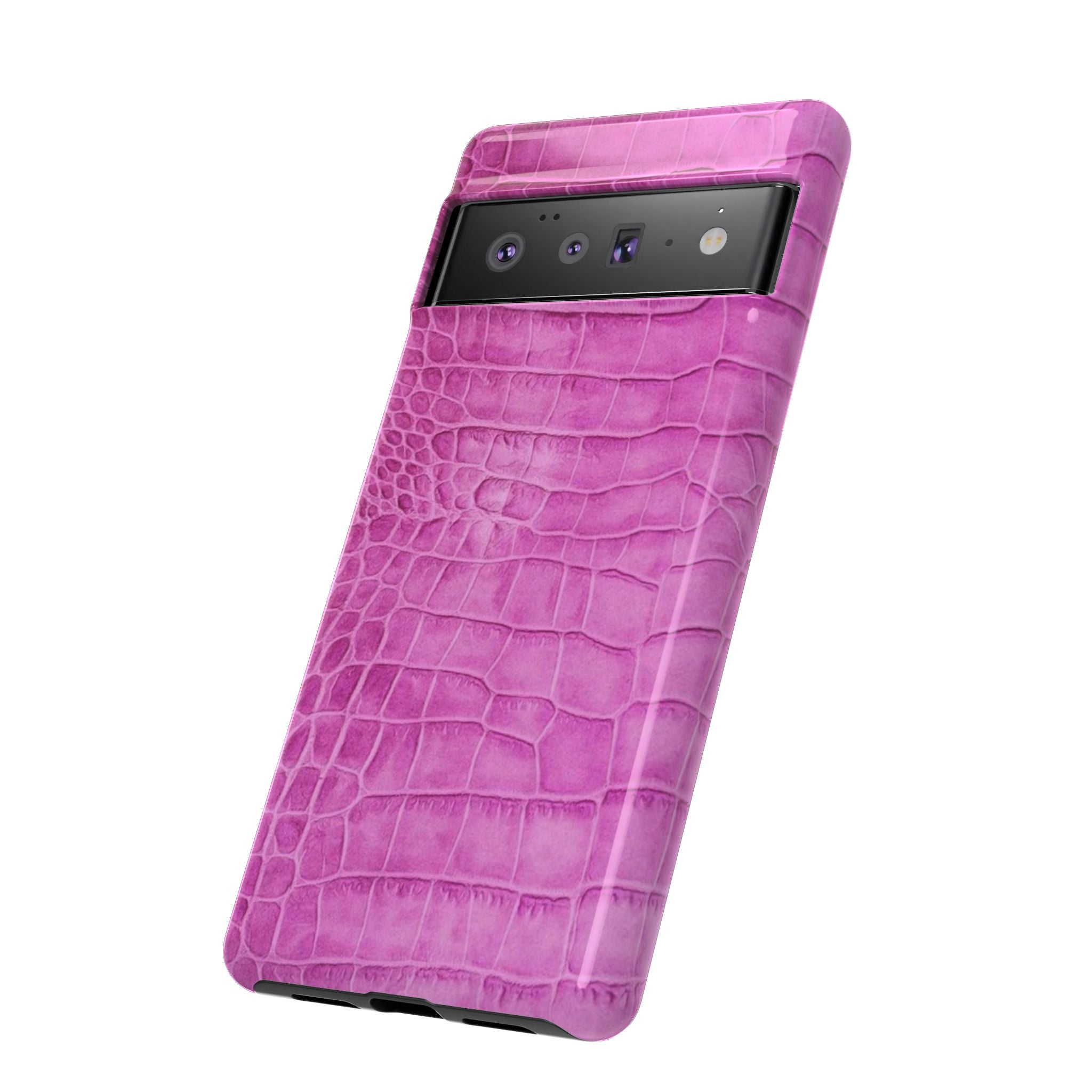 Purple Croc Phone Case