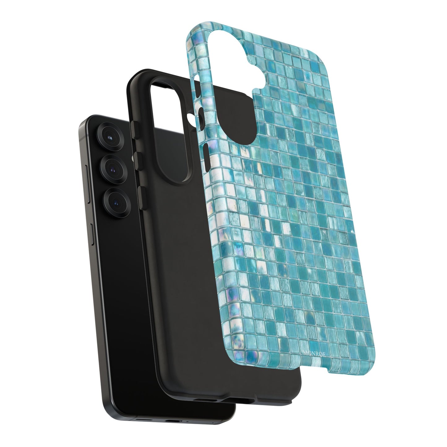 Hot Blue Mosaic Tile Tough Case