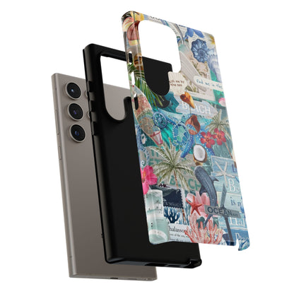 Tropical Beach Collage Tough Case