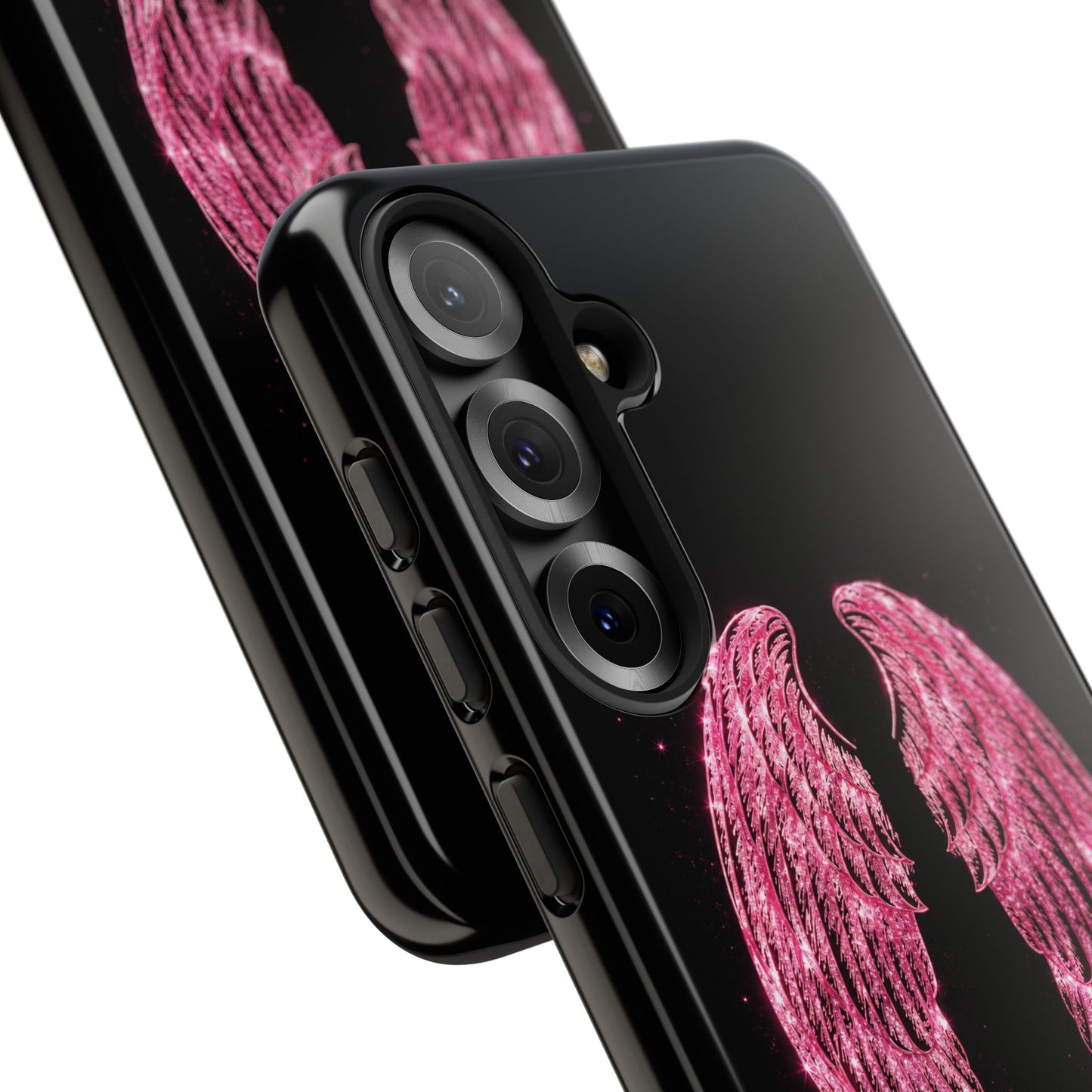 Pink Glitter Angel Tough Case