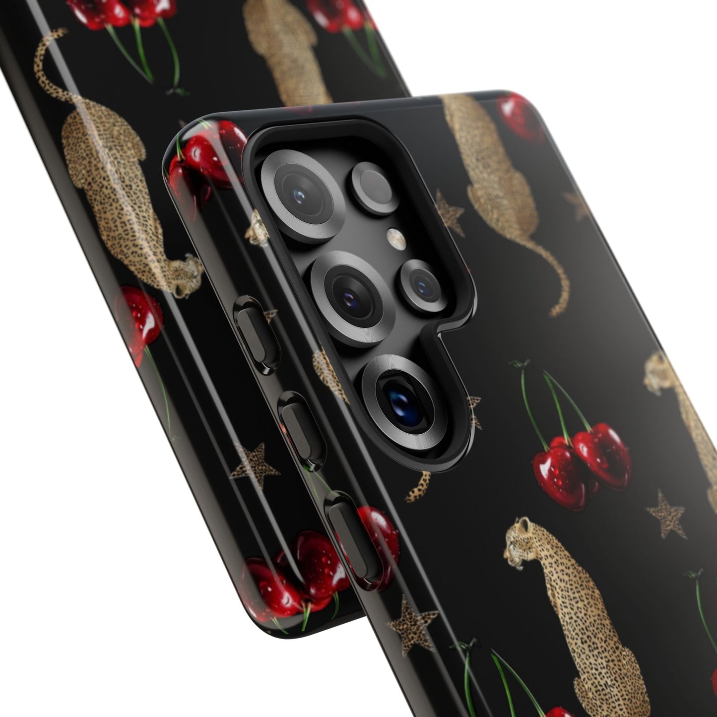 Leopard & Cherry Tough Case