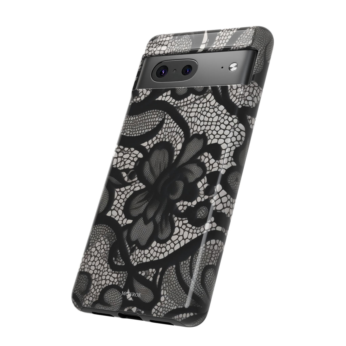 Black Floral Vintage Case