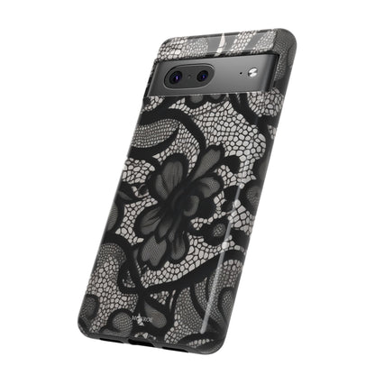 Black Floral Vintage Case
